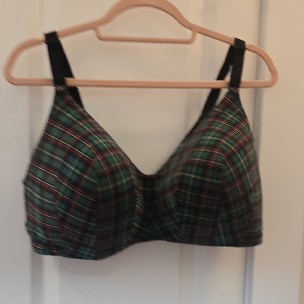 Plaid Women's Bra